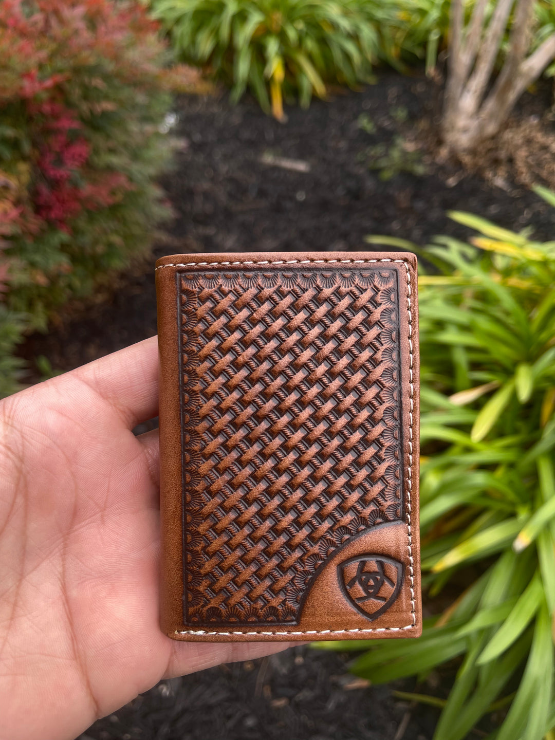 Billetera Trifold Para Hombre Timberland Dos Tonos