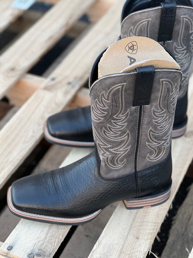 Ariat Men's Black/Slate Grey Everlite Countdown Western Boot