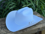 10x Larry Mahan Oro Blanco/White Fur Felt Cowboy Hat (Horma JOAN)