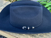 10x Larry Mahan Jerarca Black Fur Felt Cowboy Hat