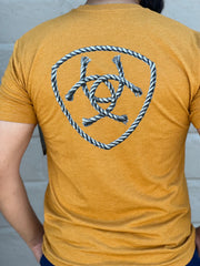 Ariat Buckhorn Heather Rope Shield T-Shirt