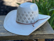 American Hat Co. Straw #7800 Crown: Minnick Brim: 4" CHL Trim: 2 CAHS