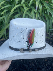 Tombstone 30x El Viejon Flower Crown (Copa Alta) Cowboy Straw Hat