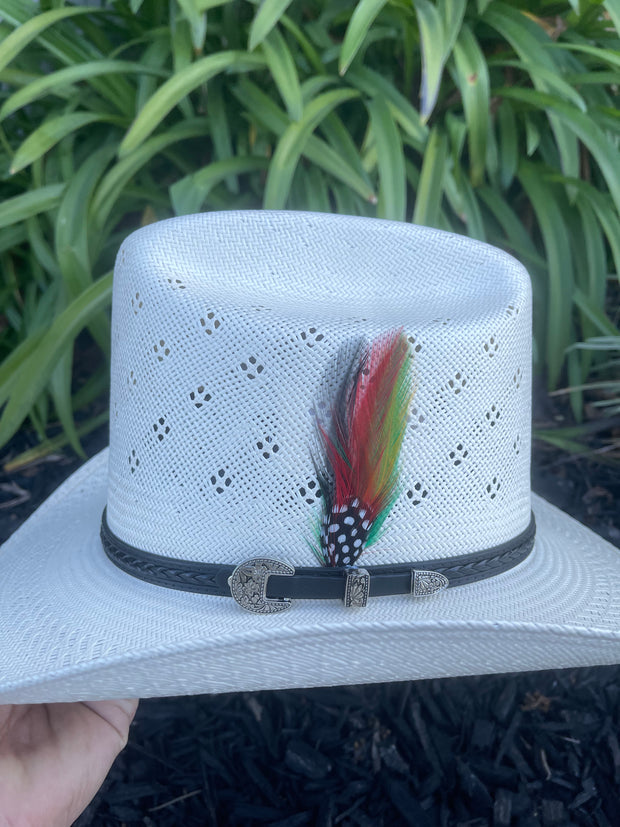 Tombstone 30x El Viejon Flower Crown (Copa Alta) Cowboy Straw Hat