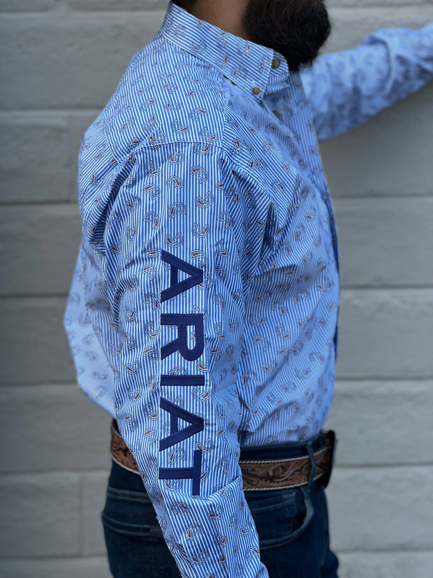 Ariat Team Quite Harbor Classic Fit Button Up Shirt