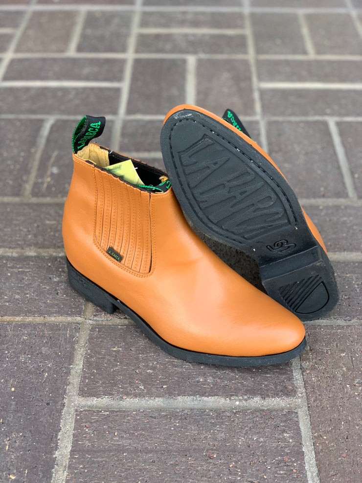 La Barca Honey Rubber Sole Charro Boot