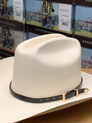 Genuine Black Caiman Leather Hat Band