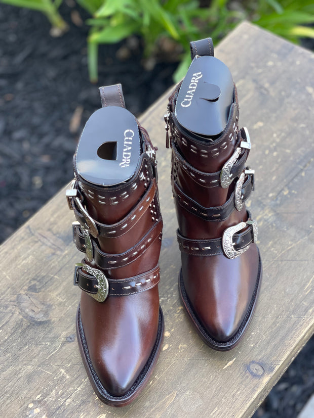 Cuadra Saltillo Golden Leather Ankle Boot