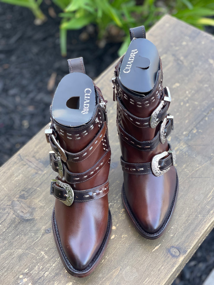 Cuadra Saltillo Golden Leather Ankle Boot