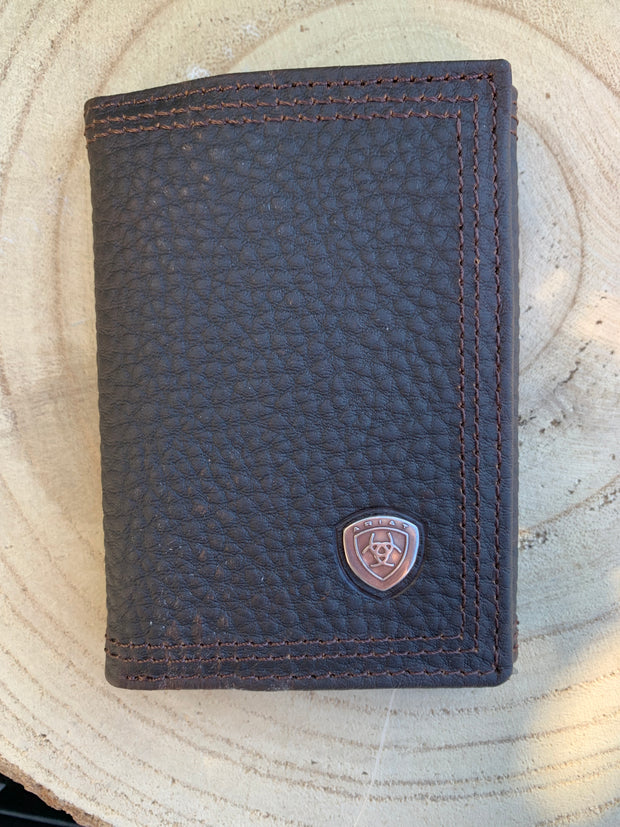 Ariat Mens Trifold Western Wallet