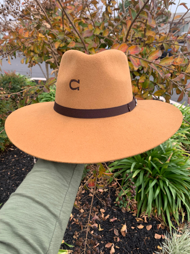 Charlie 1 Horse Camel Felt Hat