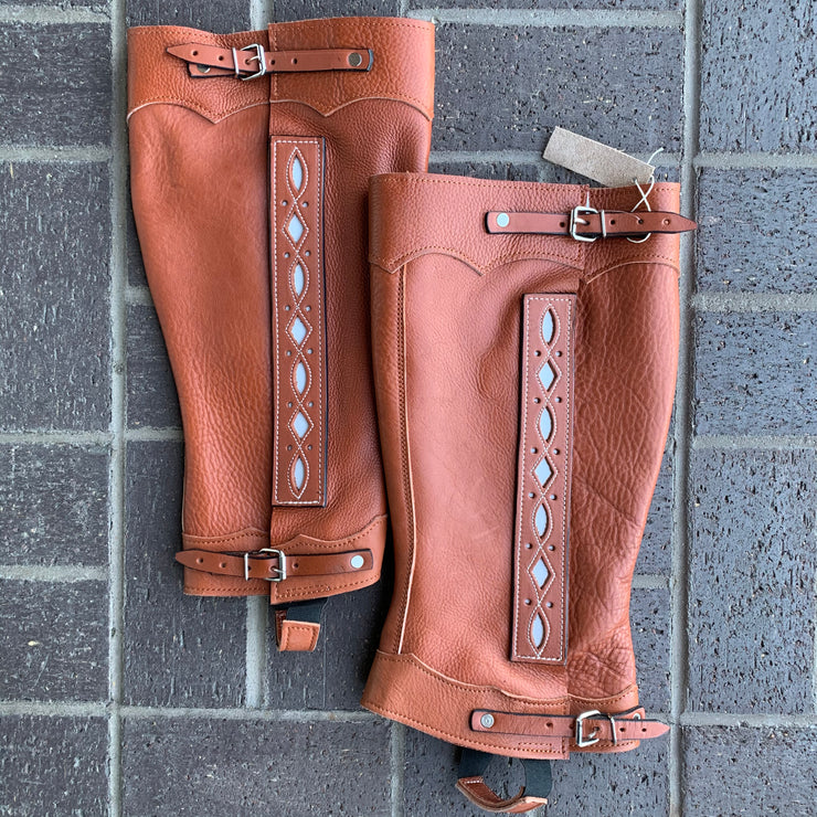 Polaina Hebilla Cognac / Honey Chaps