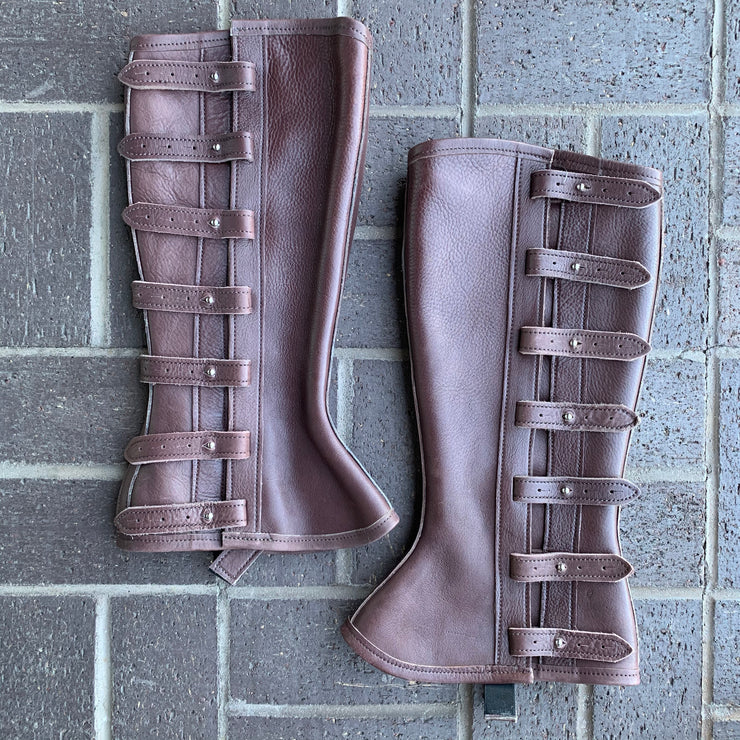Polaina Broche Cafe / Brown Chaps