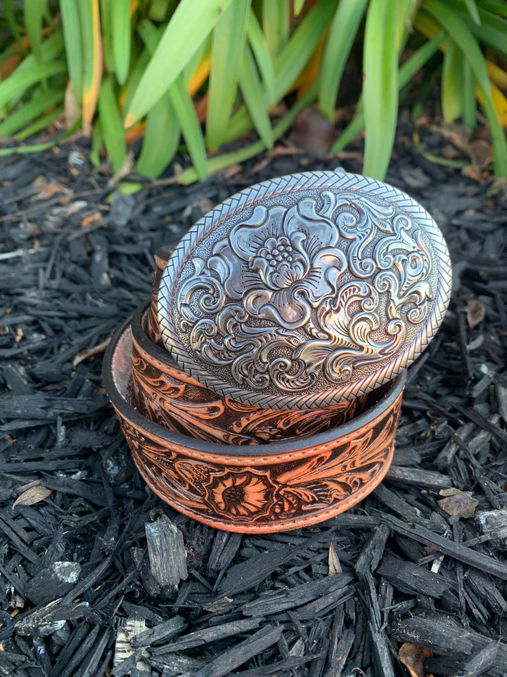 Nocona Floral Belt