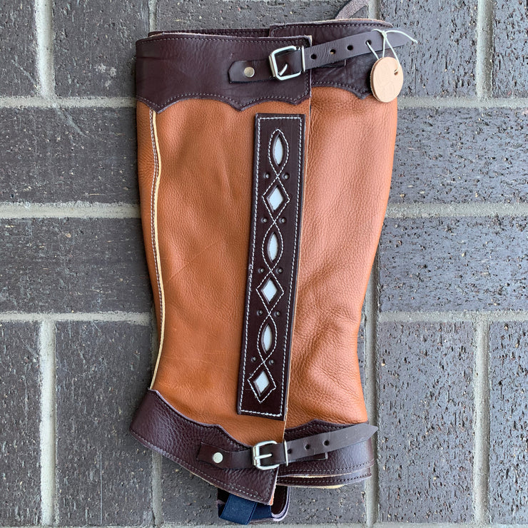 Polaina Hebilla Miel/Cafe / Honey/Brown Chaps