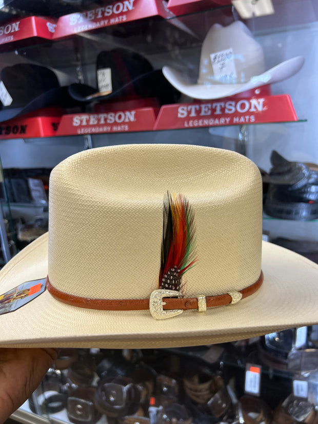 Stetson 10x El Primo Brim/Falda 3.5" Straw Cowboy Hat