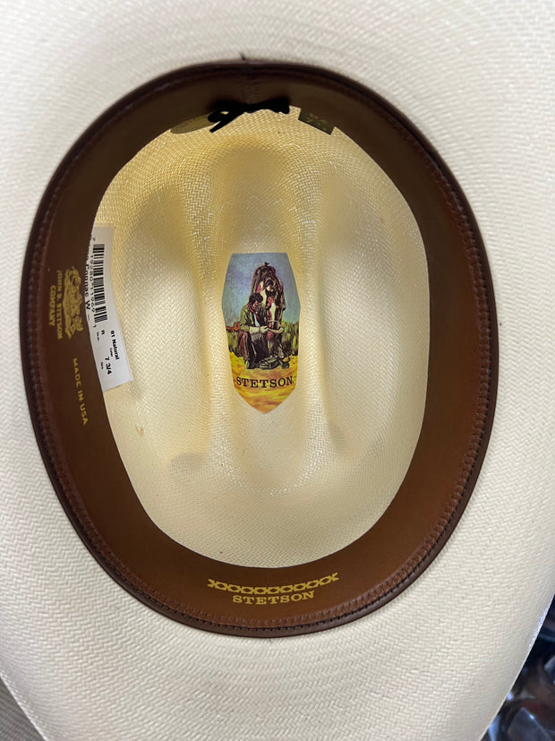 Stetson 10x El Primo Brim/Falda 3.5" Straw Cowboy Hat