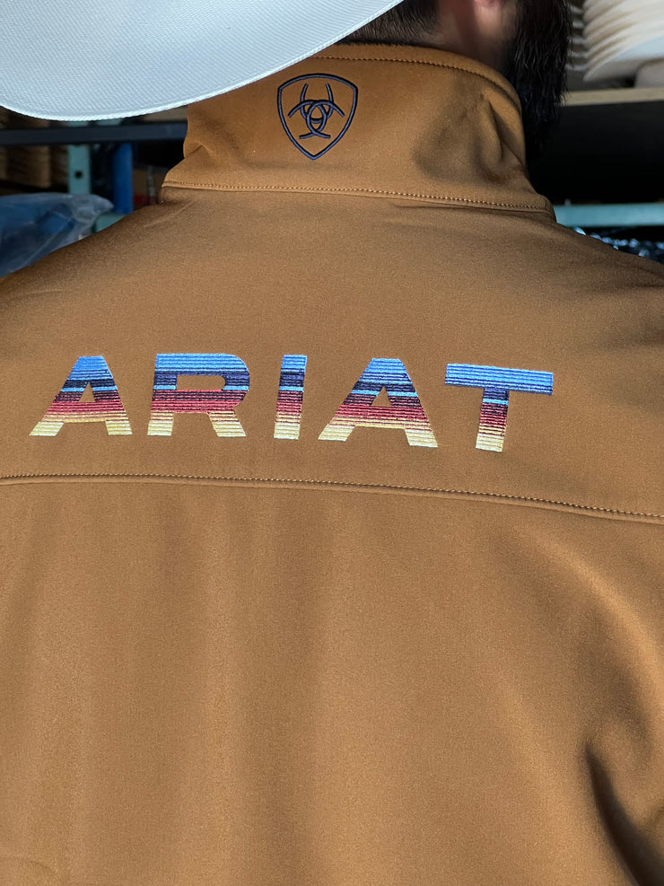 Ariat Men's Logo 2.0 Chestnut Soft-shell Vest
