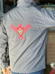 Ariat Logo Men Ebony Thunderbird 2.0 Soft-Shell Jacket