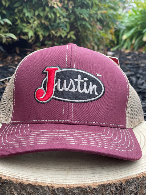 Justin Cap - Maroon