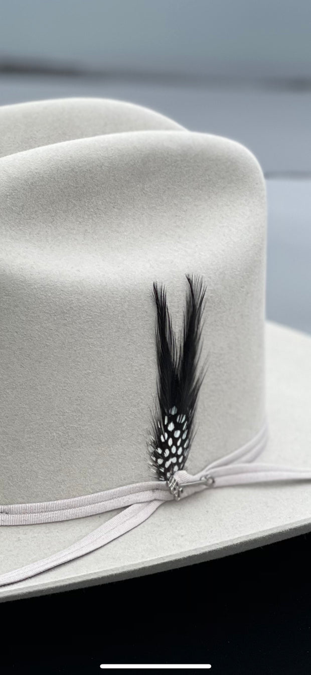 Original Stetson Feather (Black/Negro)(Pack of 2)