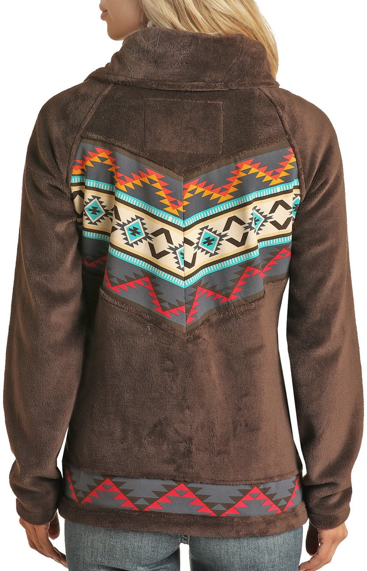 Women's Aztec Fur Jacket - Rock&Roll Denim