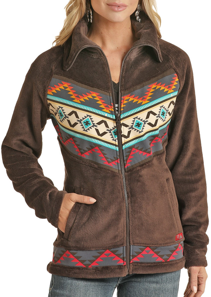 Women's Aztec Fur Jacket - Rock&Roll Denim