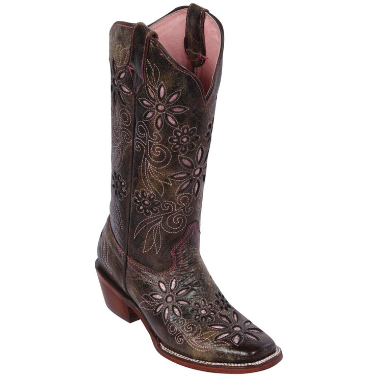 Quincy Square Toe Western Cowgirl Boots - Q312L6259