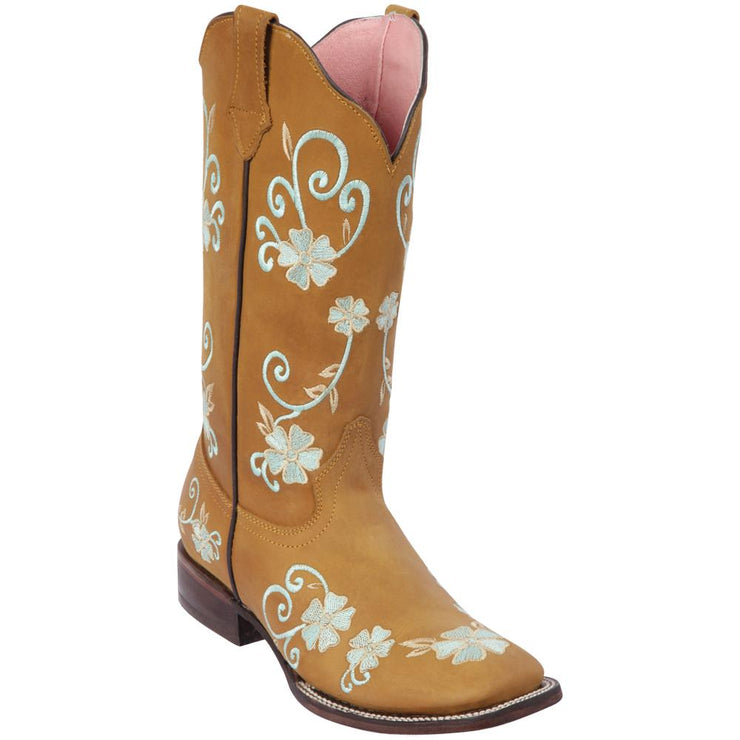 Quincy Wide Square Toe Western Cowgirl Boots - Q3226251
