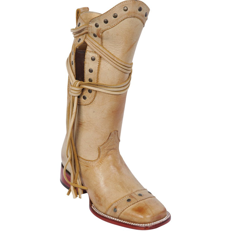 Quincy Wide Square Toe Western Cowgirl Boots - Q322B6231