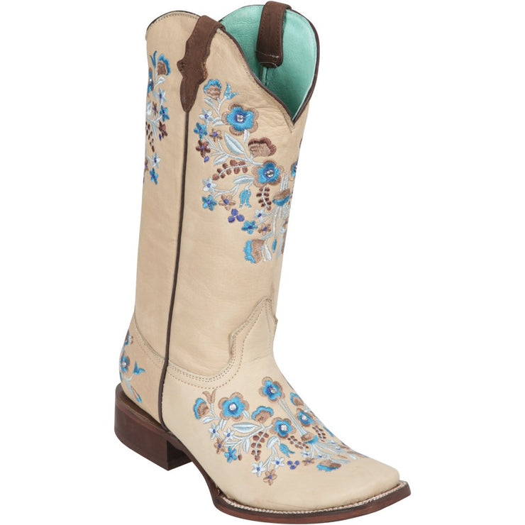 Quincy Wide Square Toe Western Cowgirl Boots - Q322C4604