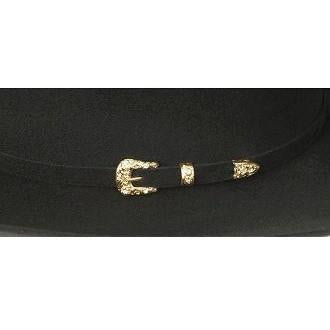 30x Larry Mahan Opulento Black Fur Felt Cowboy Hat