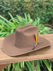 Stetson 6x Rancher Acorn Cowboy Felt Hat (Copa Alta Falda/Brim 3.5")