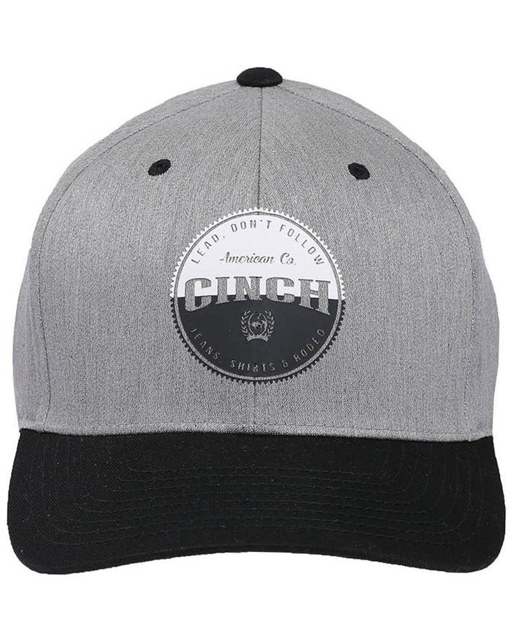 Cinch Men's Fitted Raised Logo Baseball Hat