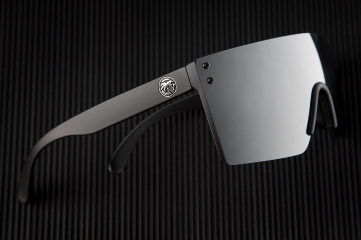 LAZER FACE SUNGLASSES: SILVER Z.87 (BLK Frame/Silver Lens)