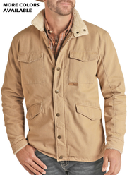 Men's Brushed Canvas Rancher Jacket - ROCK&ROLL DENIM