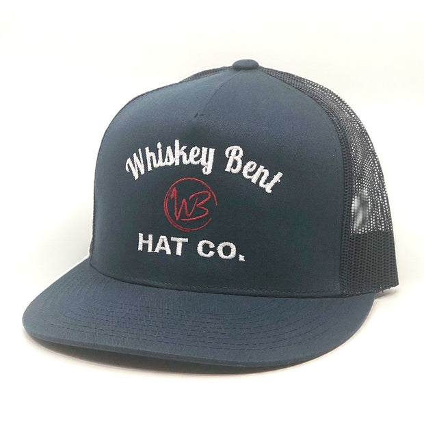 WB Classic Navy Trucker Cap - Whiskey Bent Hat Co.